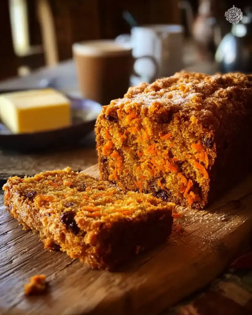 Dense carrot and date loaf recipe with spices and nuts