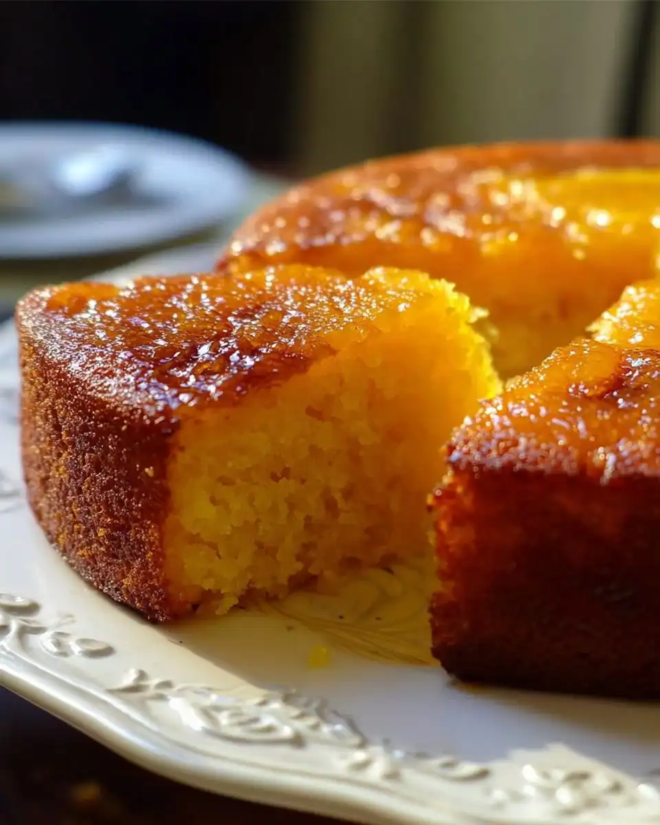 Grandma's Famous Sweet Potato Butter Cake, a moist and delicious dessert