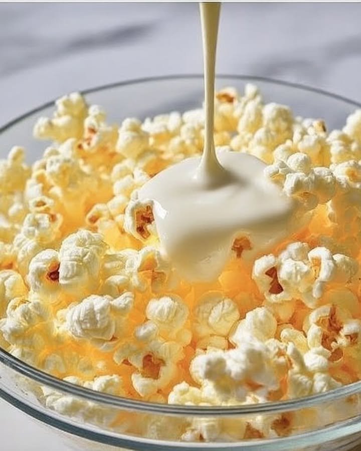 Corn Puffs with Almond Bark