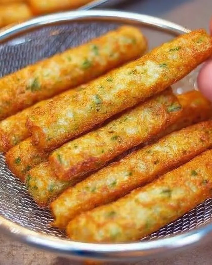 Plate of crispy baked garlic parmesan fries topped with fresh herbs and cheese.