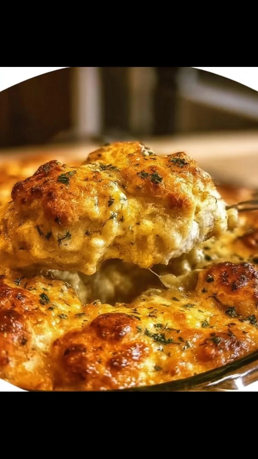 Easy Chicken Crescent Roll Casserole with chicken, crescent rolls, and cheese