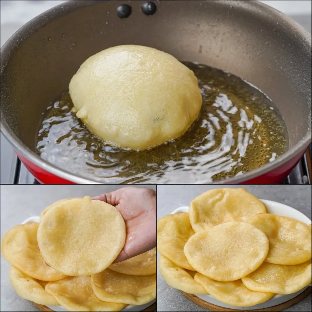 Delicious Suji Ka Pua Pitha, a traditional semolina pudding fritter served on a plate.