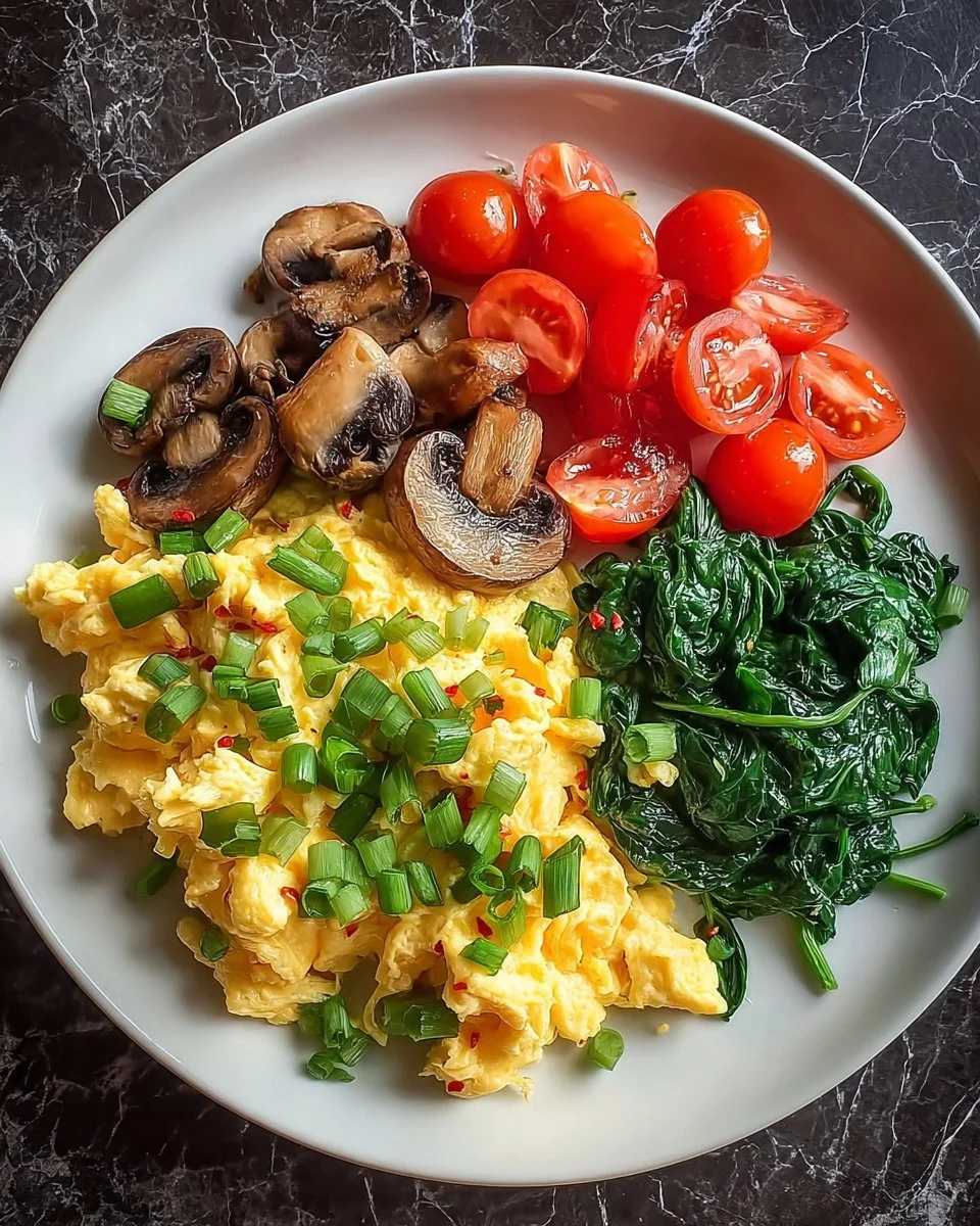 A colorful and nutritious protein bowl filled with vegetables, grains, and protein sources.