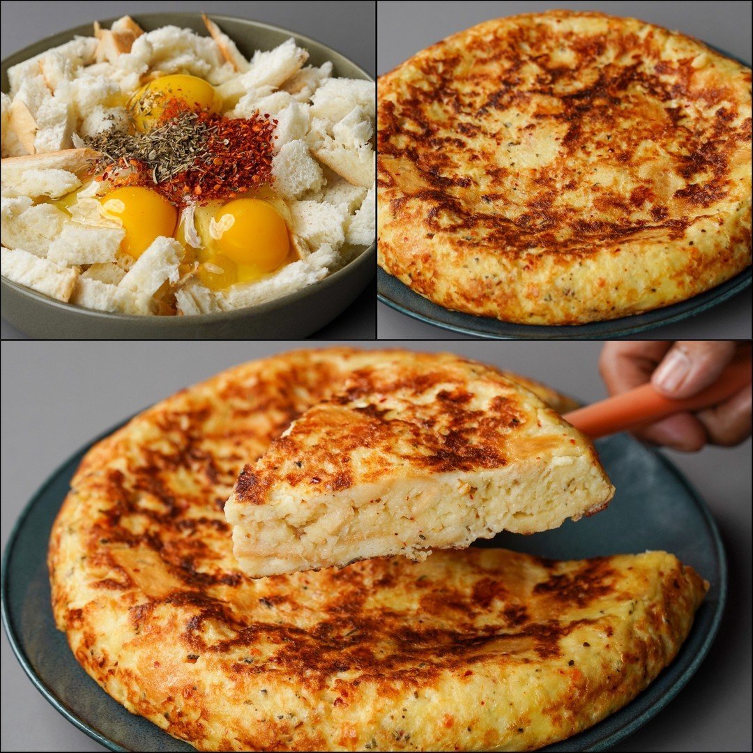 Bread Cheese Omelette