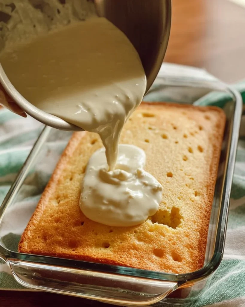 Delicious family party cake decorated for a festive celebration
